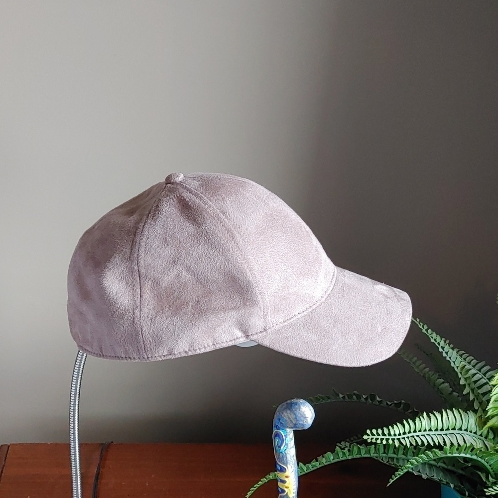 💚H & M Faux Suede Baseball Cap